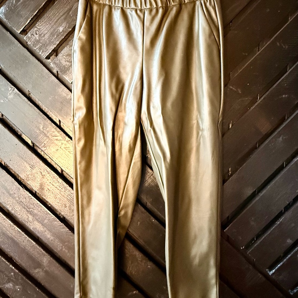 a new day Faux Leather Pull-On Ankle Crop